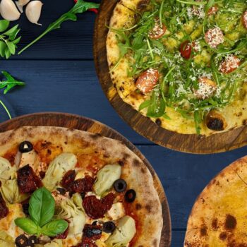 On Wednesdays for pick up only! Any 12" pizza for £10 pounds