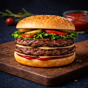 Double Butchers Breakfast Burger